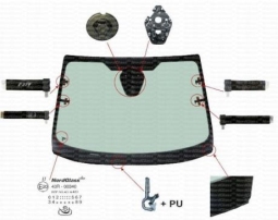 Ветровое стекло на FORD FIESTA (B479) 3T,5T